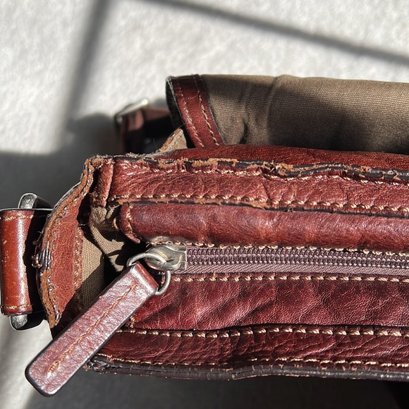 Fossil Bags Fossil Mens Leather Crossbody Work Bag Poshmark